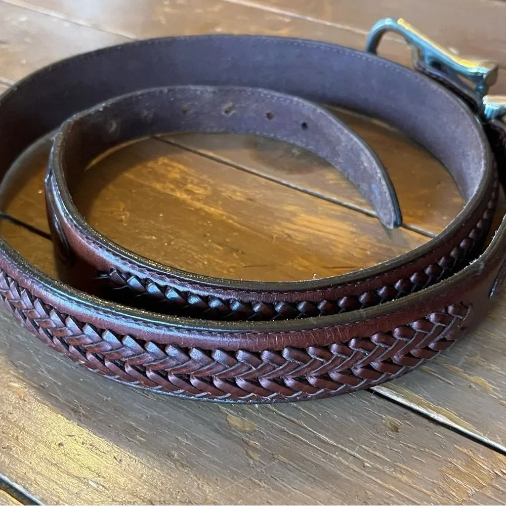 Willis & Geiger Braided Leather Belt